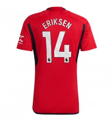 Manchester United Christian Eriksen #14 Hemmatröja 2023-24 Kortärmad
